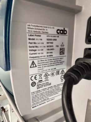 CAB SQUIX 4/600 Industrial Desktop Label and Barcode Printer-cover