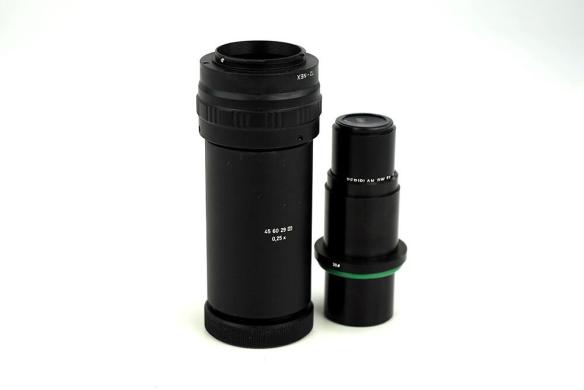 Zeiss Microscope Photo Adapter 0.25x 456029 with T2-NEX and Periplan GW 8x-cover