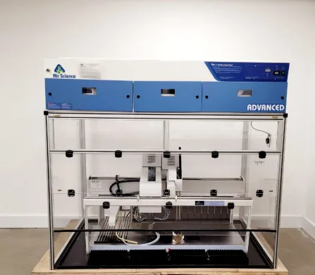 Perkin Elmer Janus Workstation with Purair P40 Fume Hood