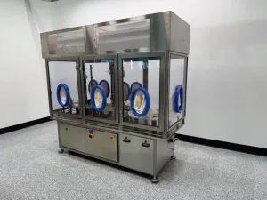 M&O Perry P1510 Vial Filling System Containment System with Integrated Touchscreen Control, 2 of 4