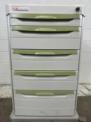 Metro Starsys SXRSMDSRG Medical Surgical Cart with Key-Locking Drawers and Antimicrobial Protection, 7 of 7