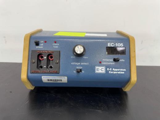 E-C Apparatus EC-105 Electrophoresis Power Supply with Voltage Selector-cover