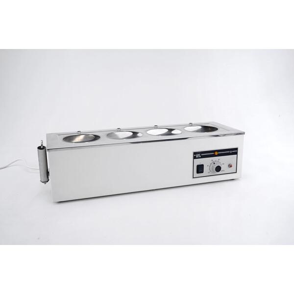 GFL 1041 Stainless Steel Multi-Opening Water Bath with 4 Openings, 131mm Diameter, 120°C Max