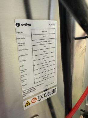Cytiva Xcellerex XDR-200 200L Single-Use Bioreactor System with Integrated Control and Chiller-cover